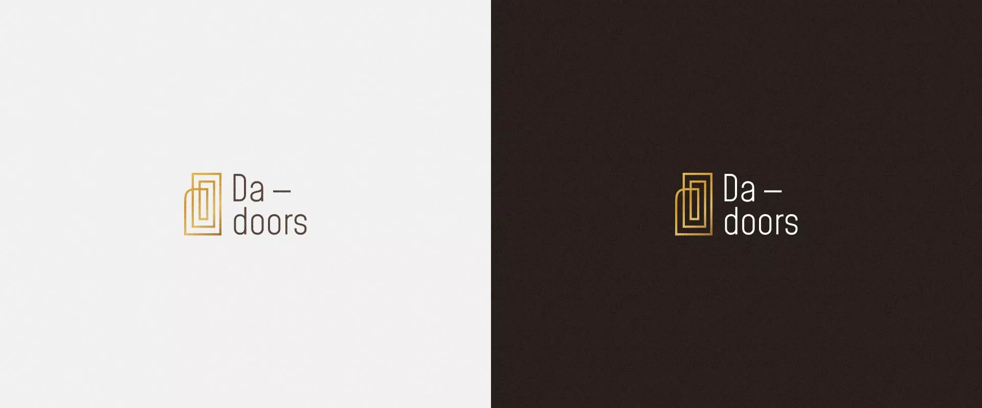 Разработка логотипа для компании «DA-DOORS» в Богдановиче